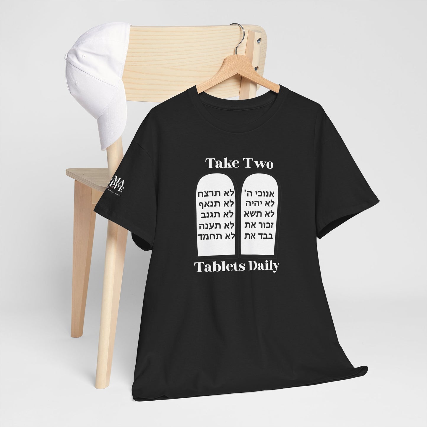 Unisex Tee Take Two Tablets Daily Commandments Shirt