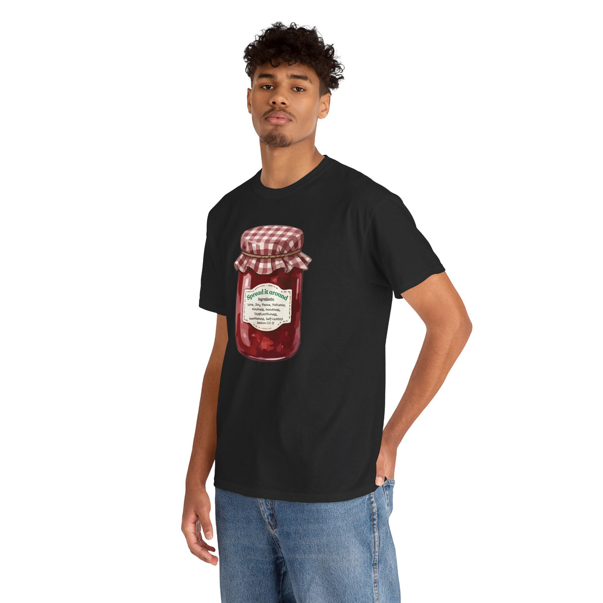 Fruit Of The Spirit Graphic Tee — Vintage Preserves "Spread it Around" T‑Shirt Galations
