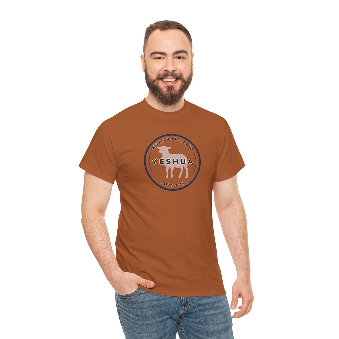 Yeshua 'Way, Truth, Life' Heavy Cotton Graphic Tee
