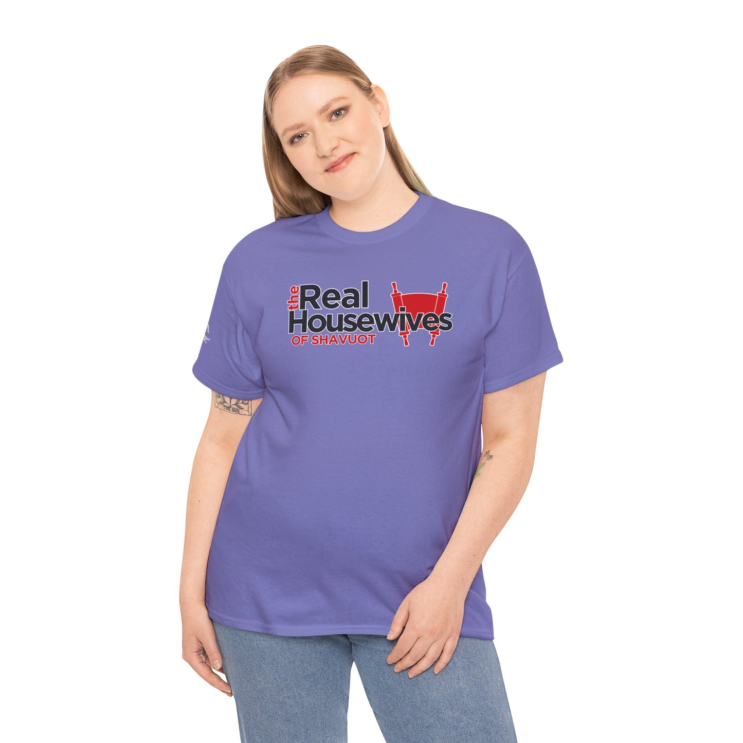 The Real Housewives of Shavuot Torah Scrolls T-Shirt Feast of Weeks Pentecost Cotton Tee