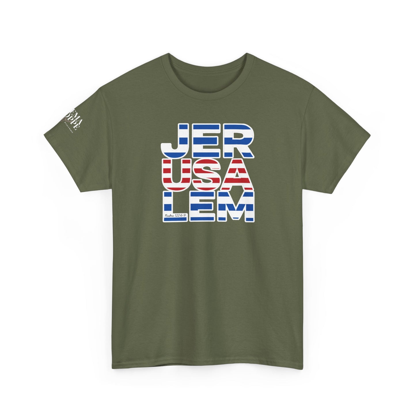 JerUSAlem Psalms 122:6-9 Unisex Tee Patriotic T-Shirt Solidarity
