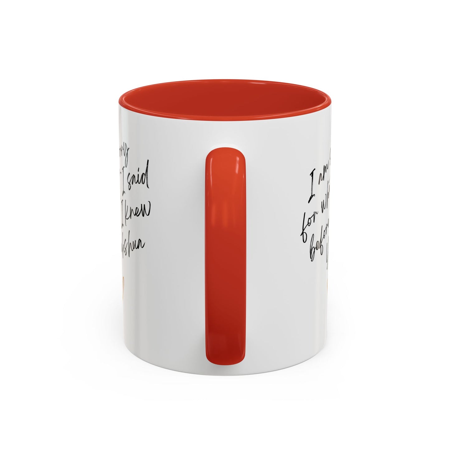 I'm Sorry (Yahshua) Accent Coffee Mug (11, 15oz)