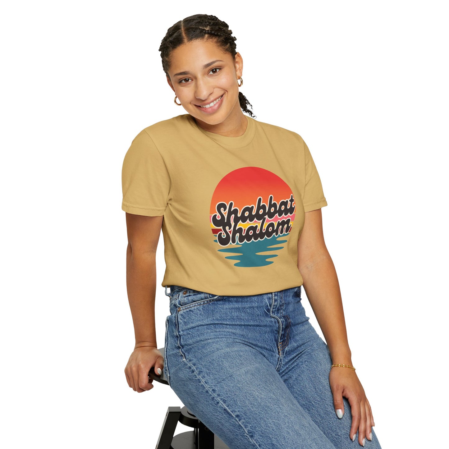 Sunset Shabbat Shalom T-shirt