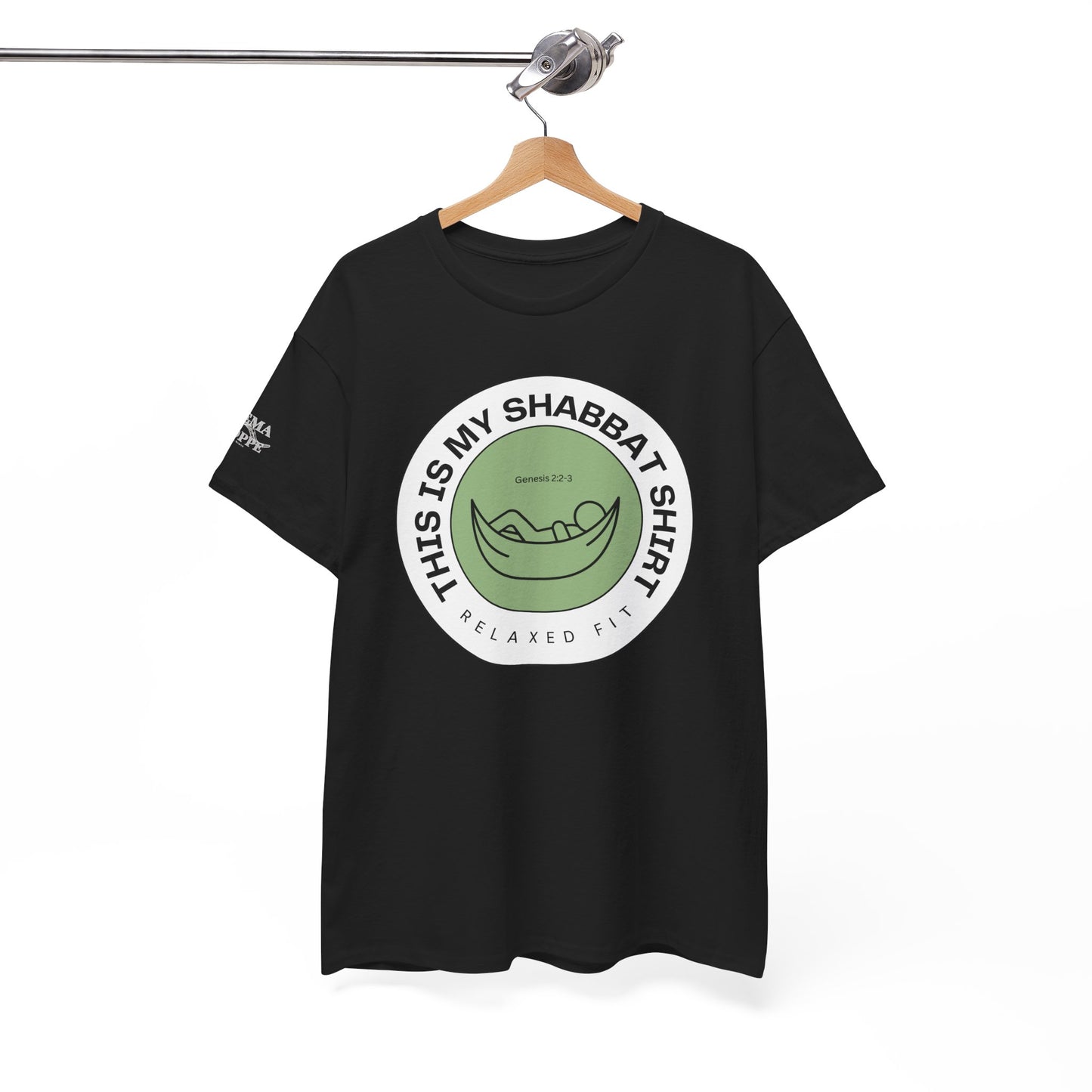This Is My Shabbat Shirt — Chilling Out Is a Commandment Hammock Sabbath Cotton Tee