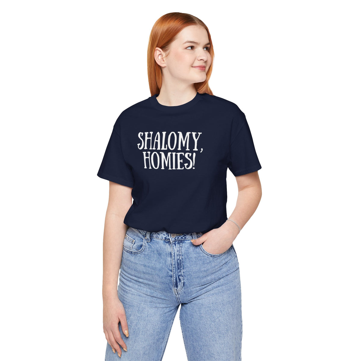 Shalomy Homies Tee - Funny Torah Obervant Greeting T-Shirt (Canada)