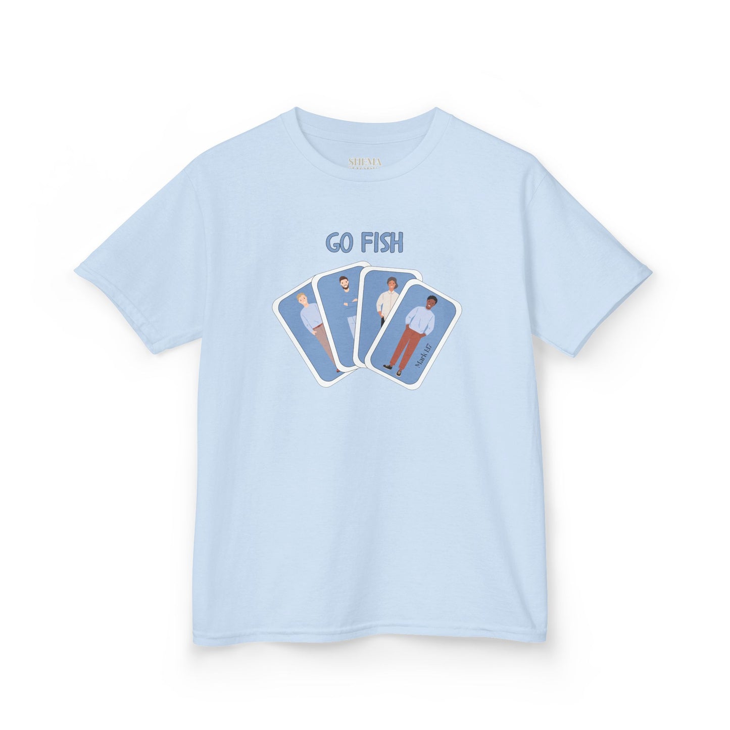 Fishers of Men Go Fish Bible Verse Kid's Cotton T-shirt