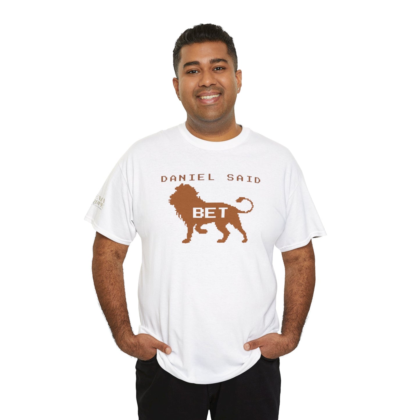 'Daniel Said Bet' Graphic Lion Tee Hebrew Hahas
