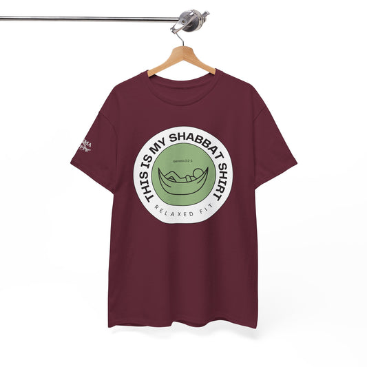 This Is My Shabbat Shirt — Chilling Out Is a Commandment Hammock Sabbath Cotton Tee