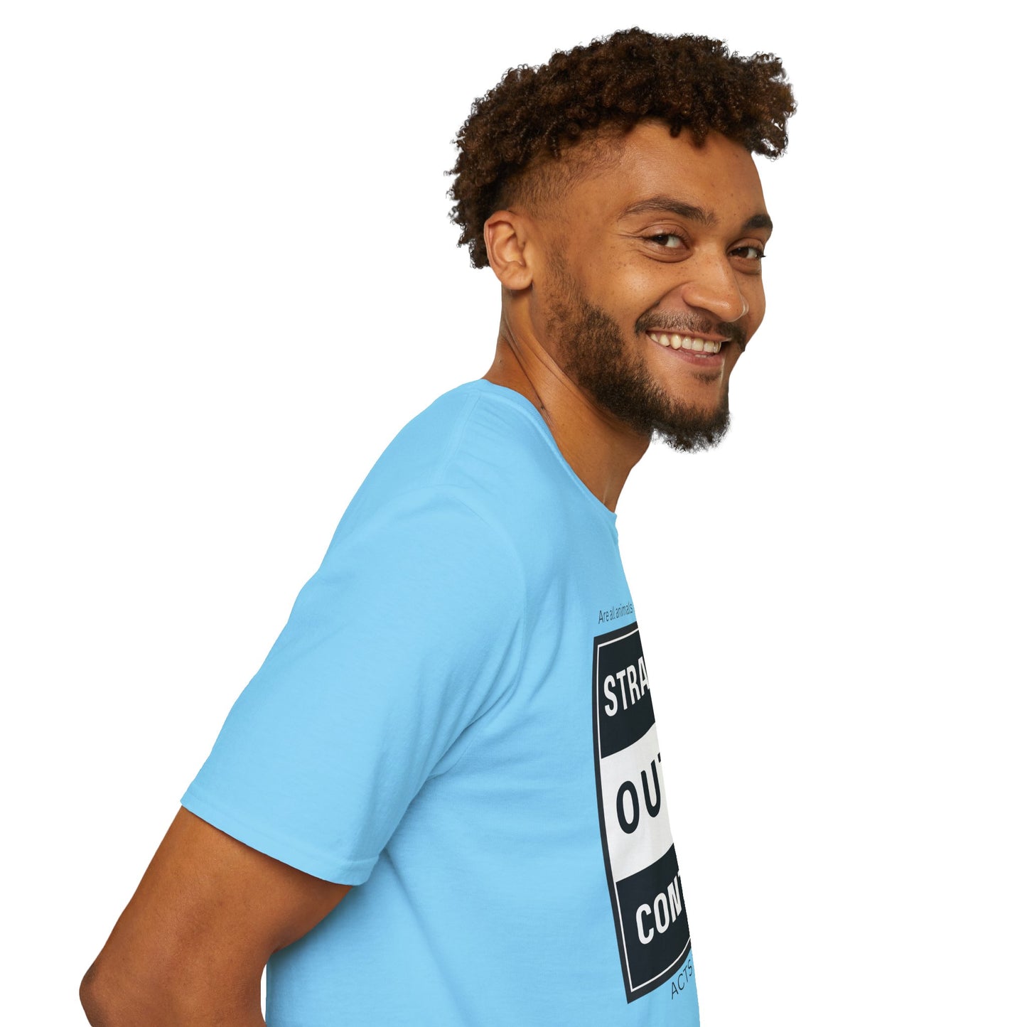 Straight Outta Context Unisex Softstyle T-Shirt