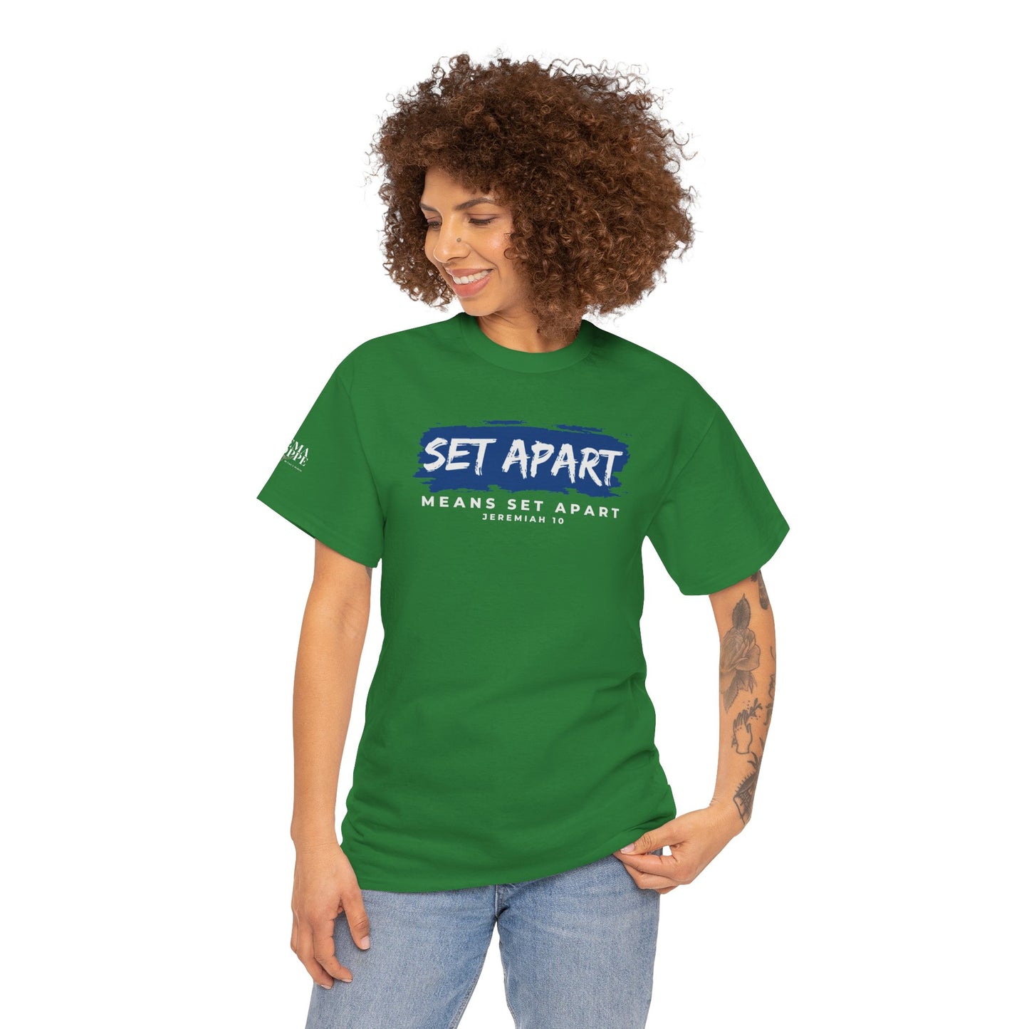 Set Apart Means Set Apart Jeremiah 10 Cotton Bold Statement Shirt