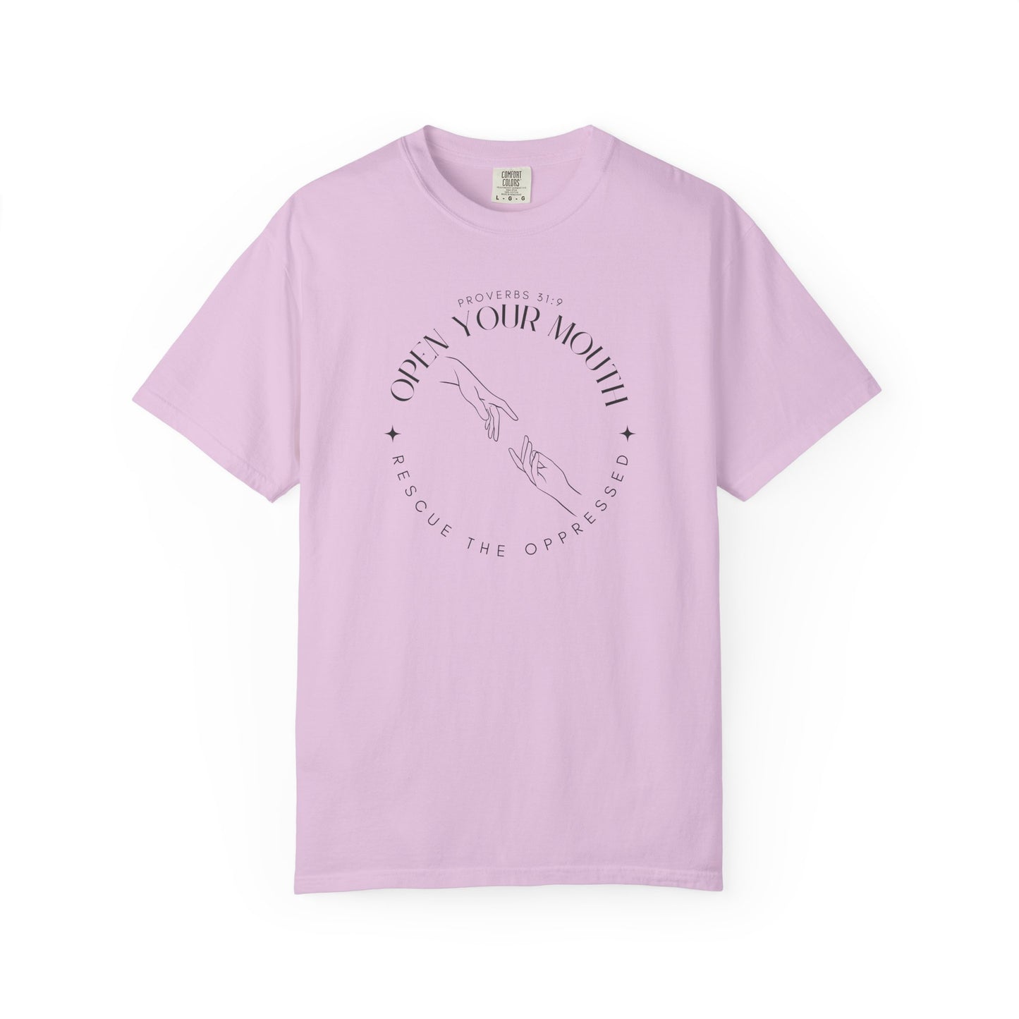 Proverbs 31:9 Unisex T-shirt - Speak Up Against Human Trafficking - 100% Cotton