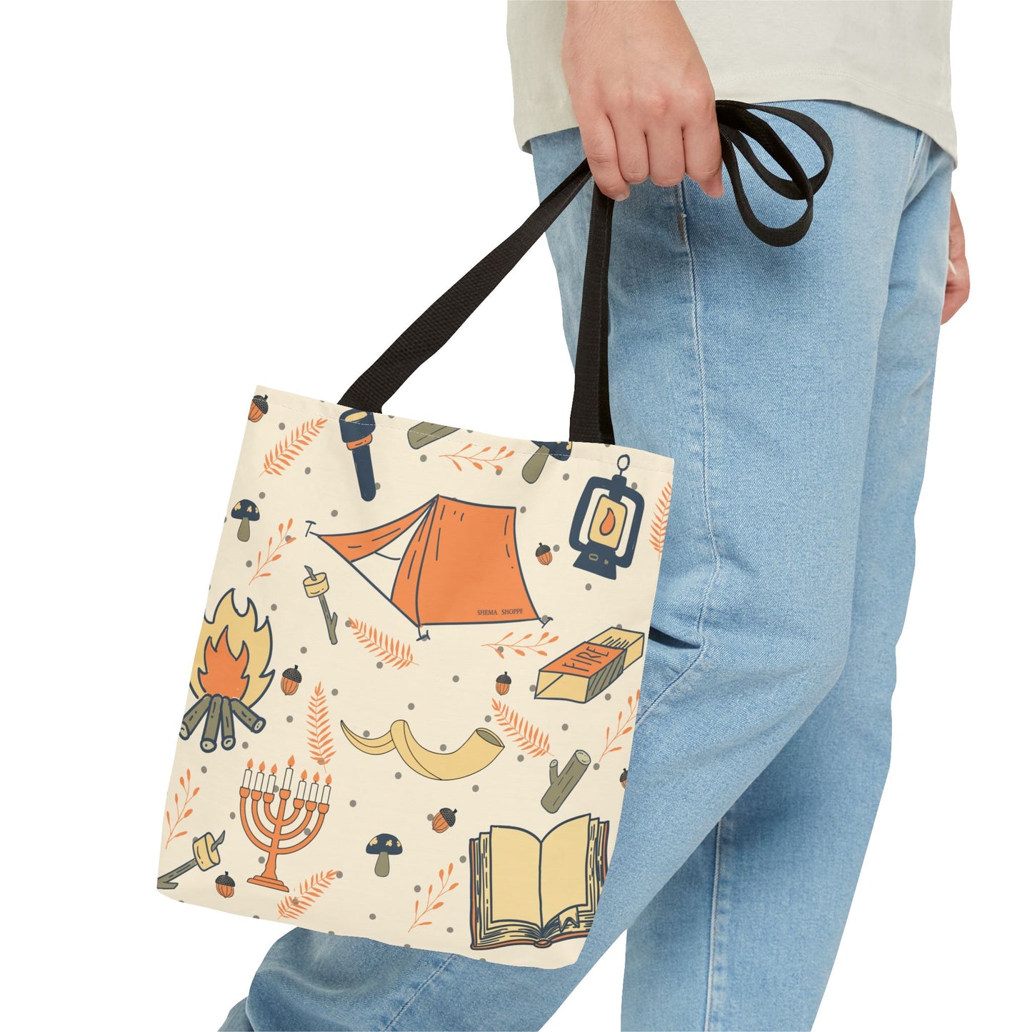 Sukkot Tents Tote Bag (AOP)