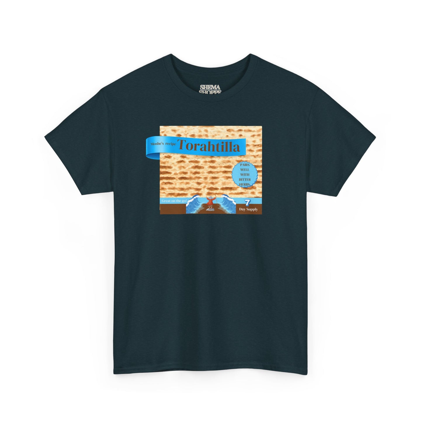 Passover Matzo Unisex Tee - Moshe's Recipe Torahtillas Cotton Funny Shirt