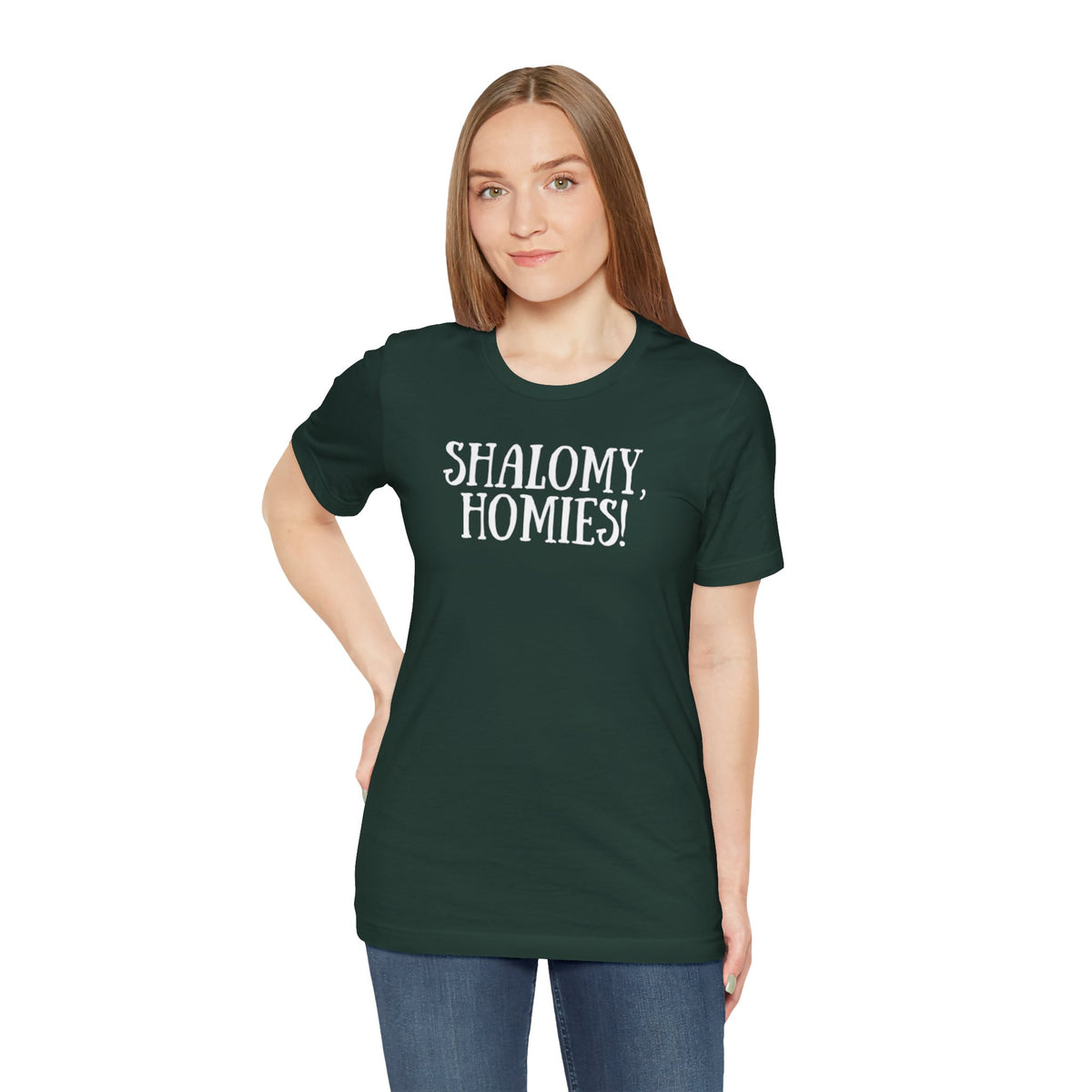 Shalomy Homies Tee - Funny Torah Obervant Greeting T-Shirt (Canada)