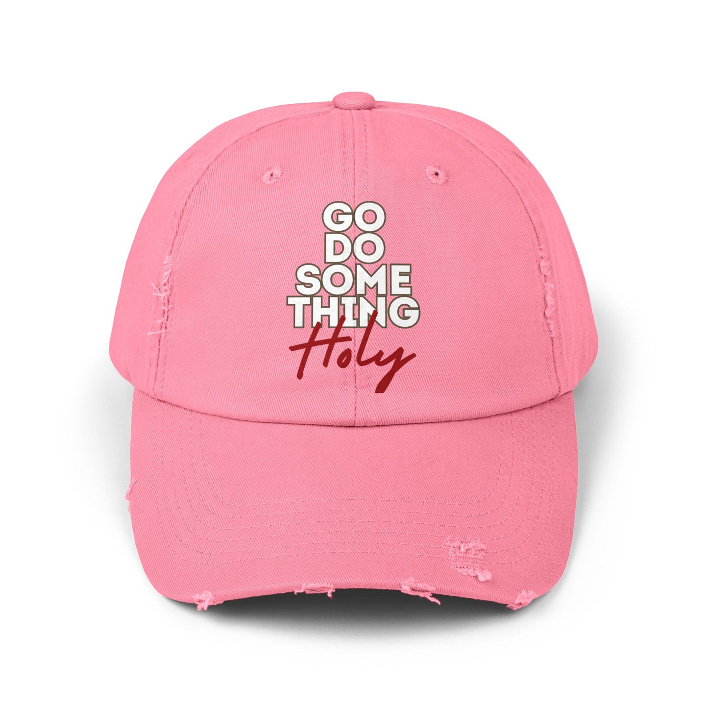 Go Do Something Holy Distressed Cap
