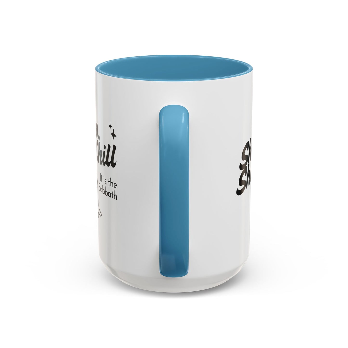 Bro, Chill Shabbat Themed Accent Coffee Mug, Relaxation Gift, Coffee Lover Gift, Cute Mug for Friends, Fun Coffee Cup