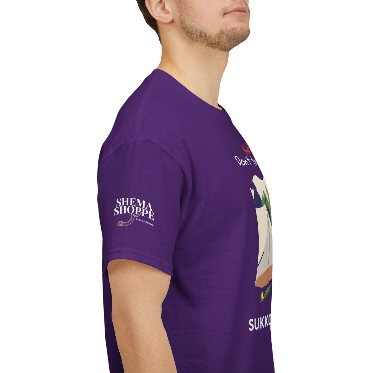 Kids, Don't Try This At Home Sukkot Shirt (dark colors)