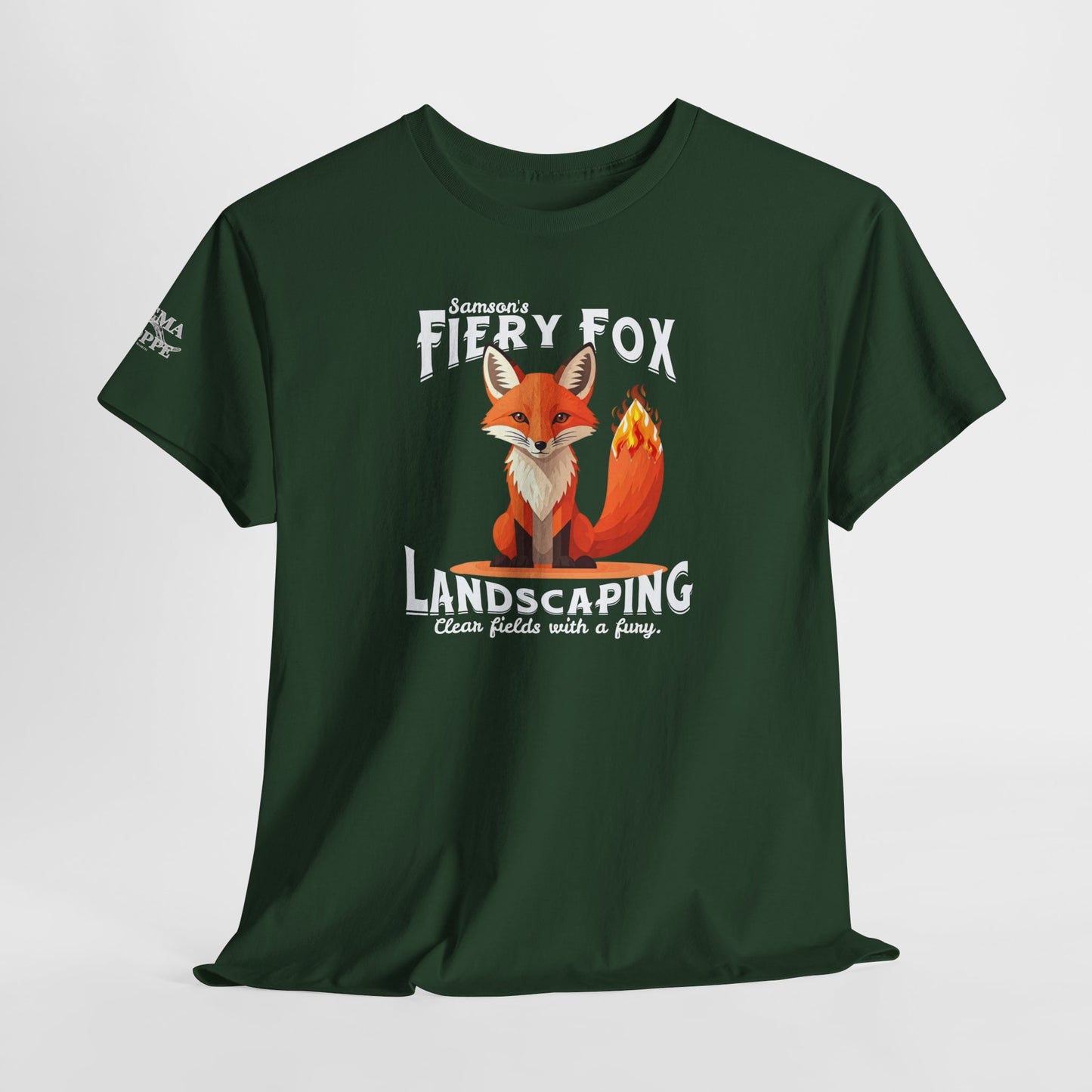 Fiery Fox Landscaping Unisex Heavy Cotton Tee - dark shades