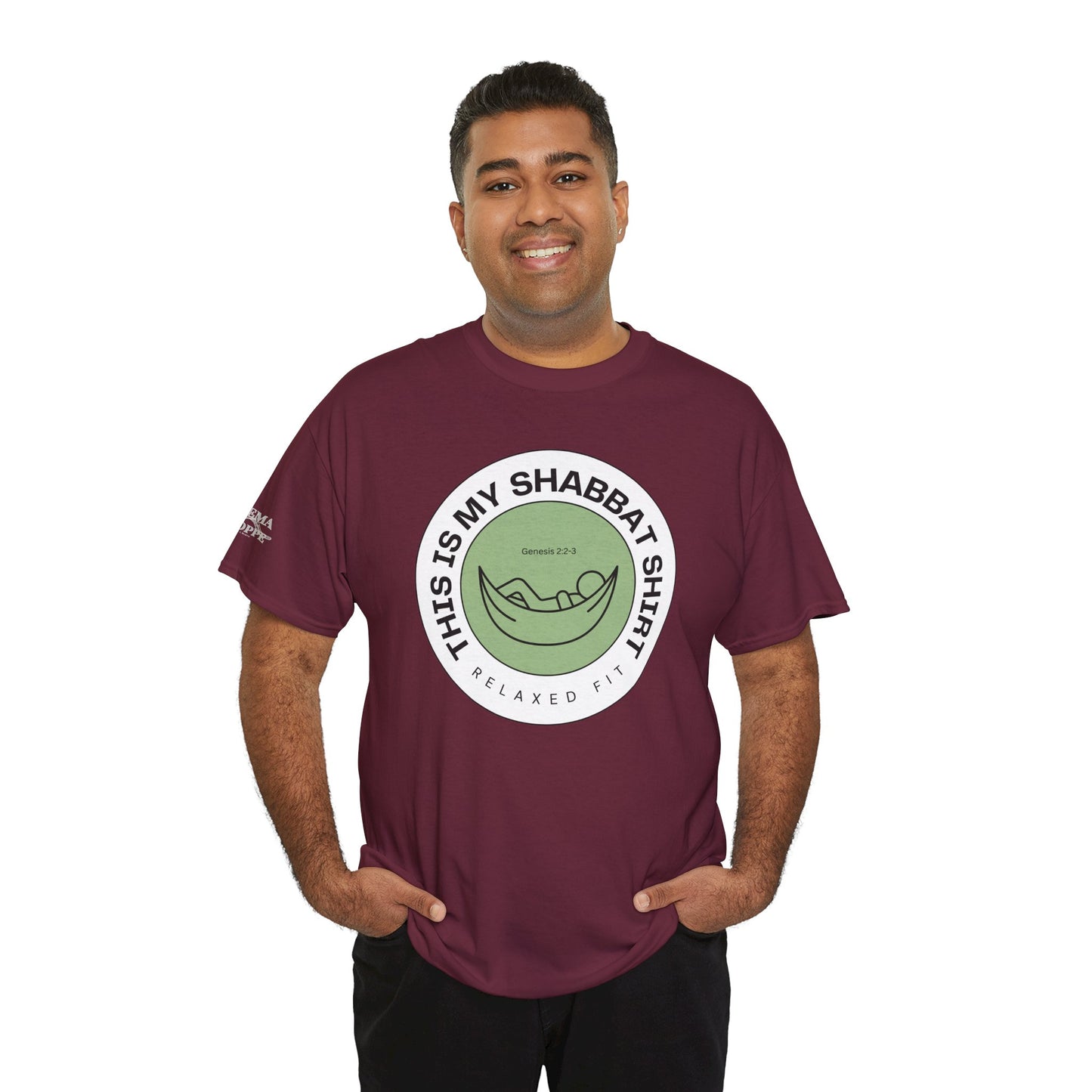 This Is My Shabbat Shirt — Chilling Out Is a Commandment Hammock Sabbath Cotton Tee