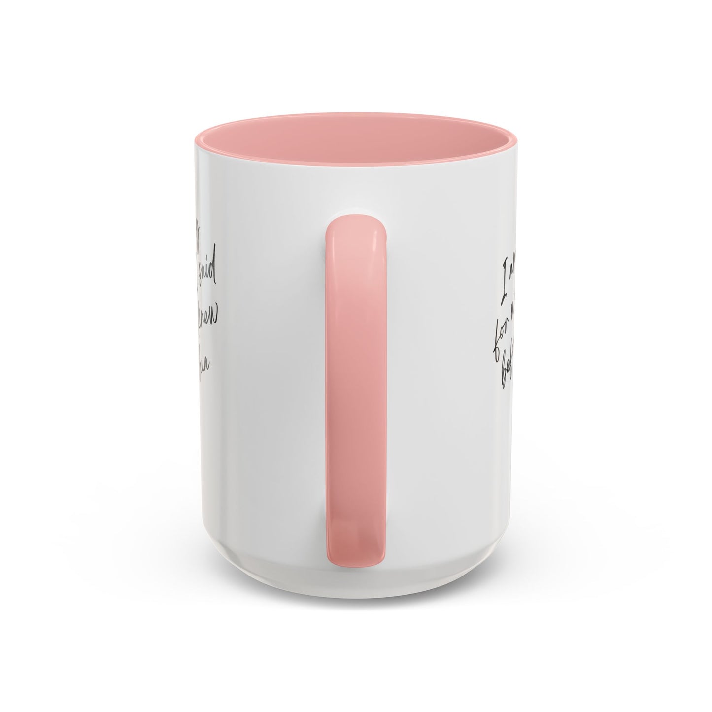 I'm Sorry (Yeshua) Accent Coffee Mug (11, 15oz)