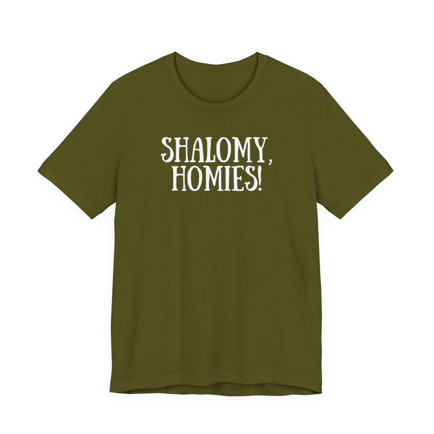 Shalomy Homies Tee - Funny Torah Obervant Greeting T-Shirt (Canada)