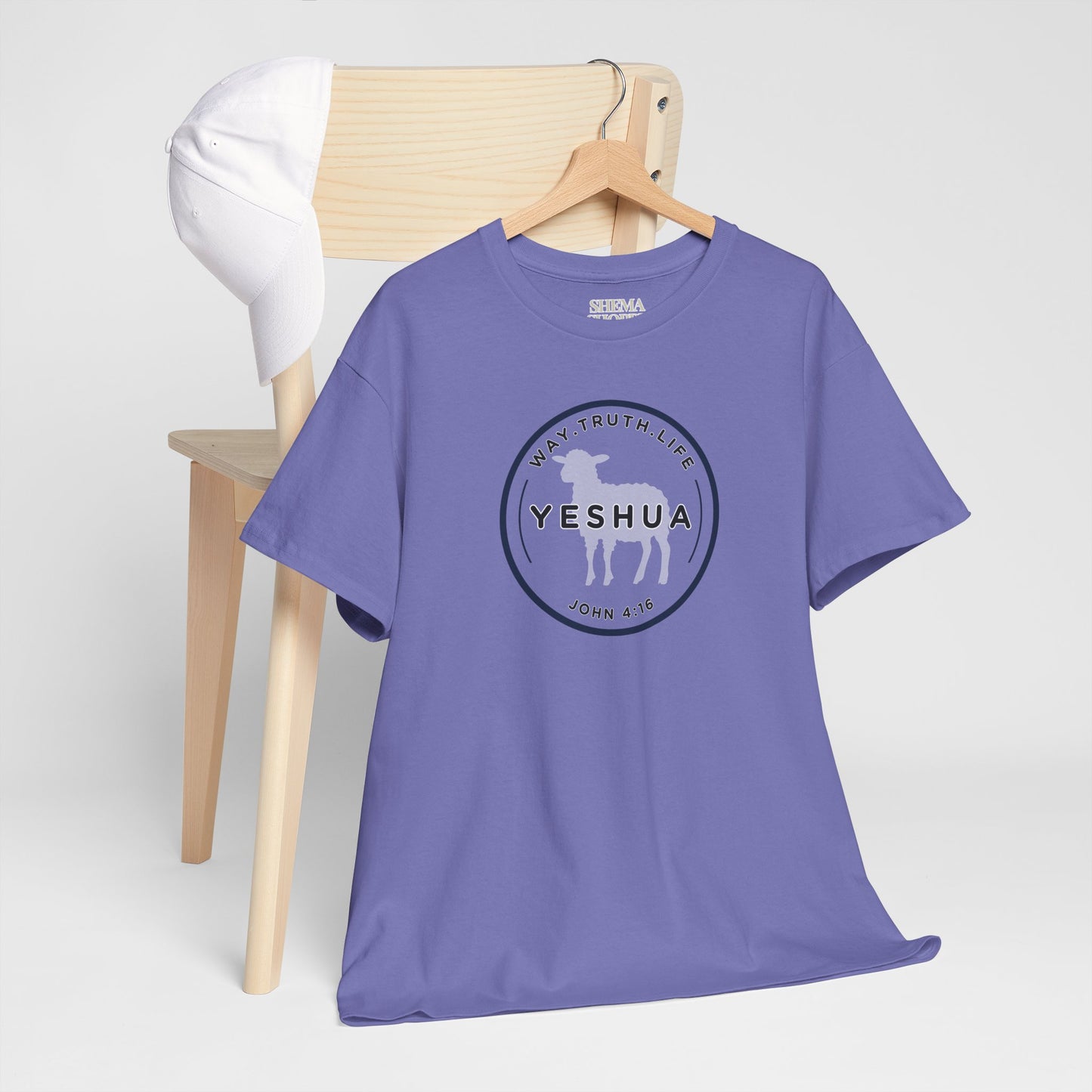 Yeshua 'Way, Truth, Life' Heavy Cotton Graphic Tee