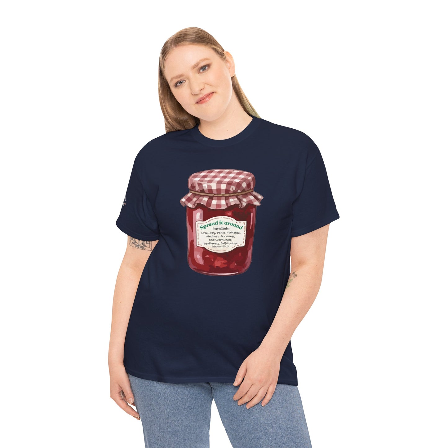 Fruit Of The Spirit Graphic Tee — Vintage Preserves "Spread it Around" T‑Shirt Galations
