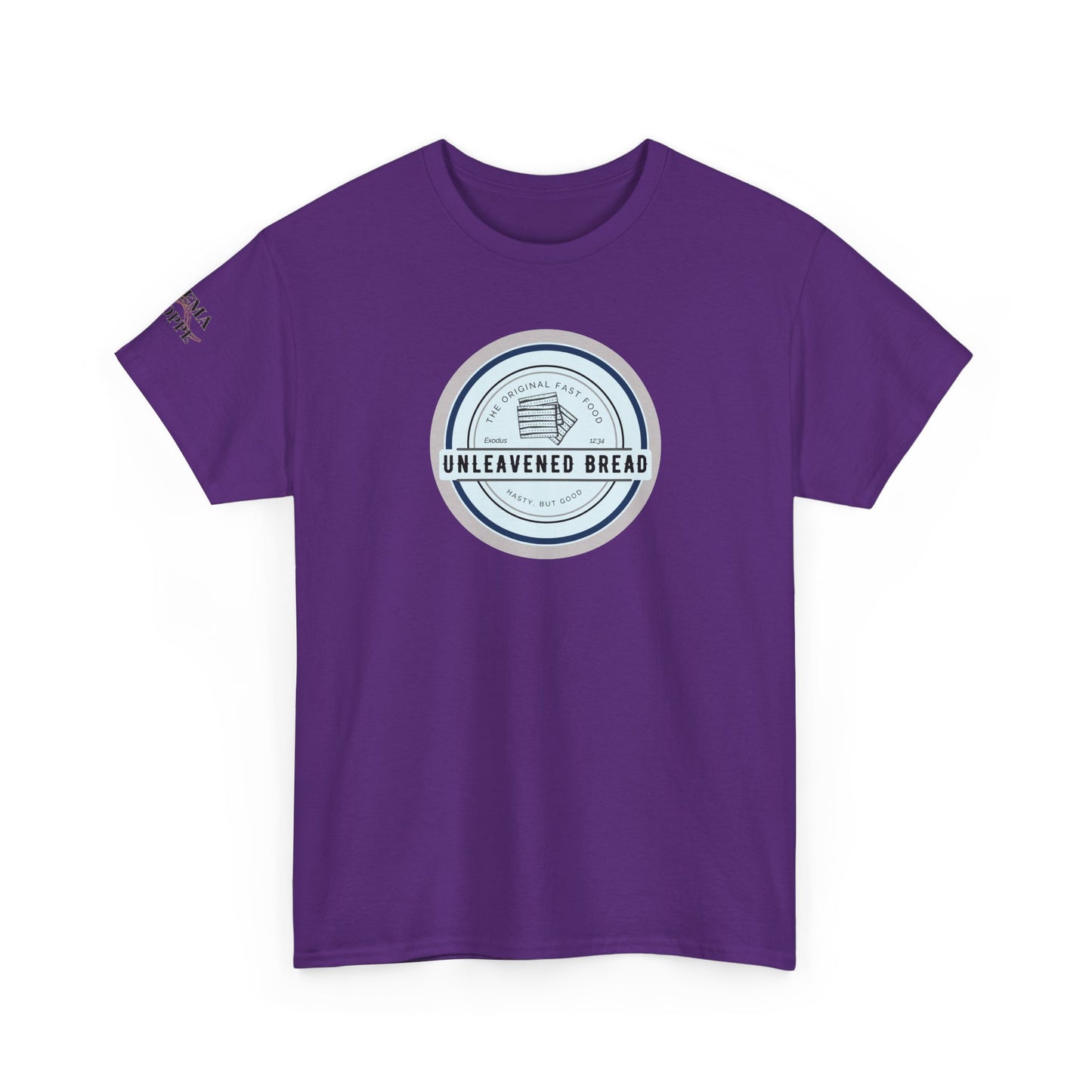 Unleavened Bread Matzo T-Shirt — "Hasty but Good" Passover Biblical Humor Tee