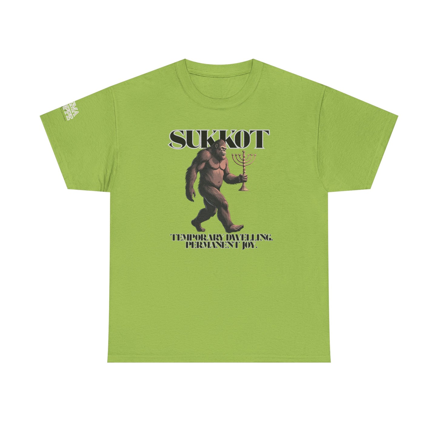 Sukkot Bigfoot Menorah Legendary Joy Shirt