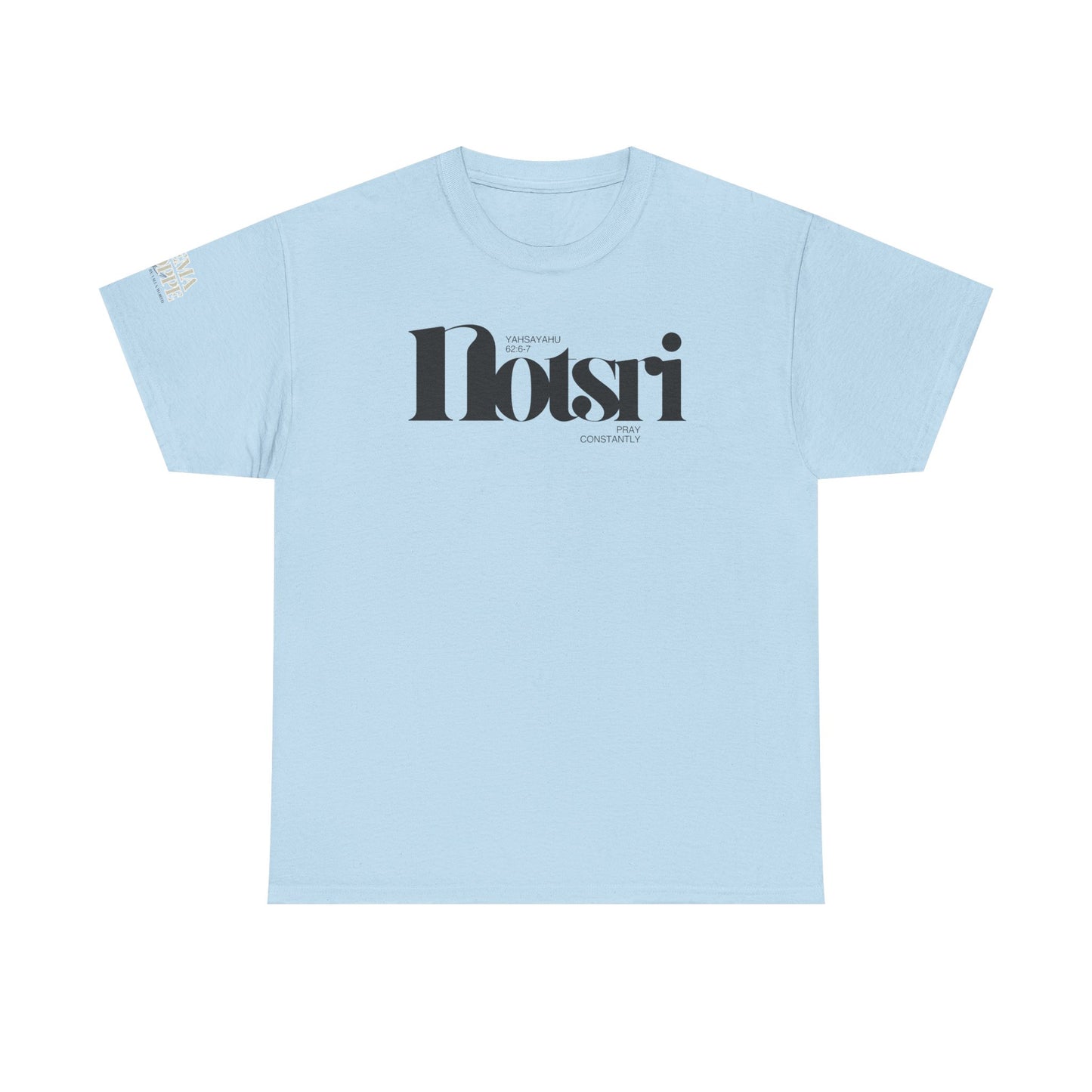 Notsri Minimalist Logo Tee Watchman Shirt