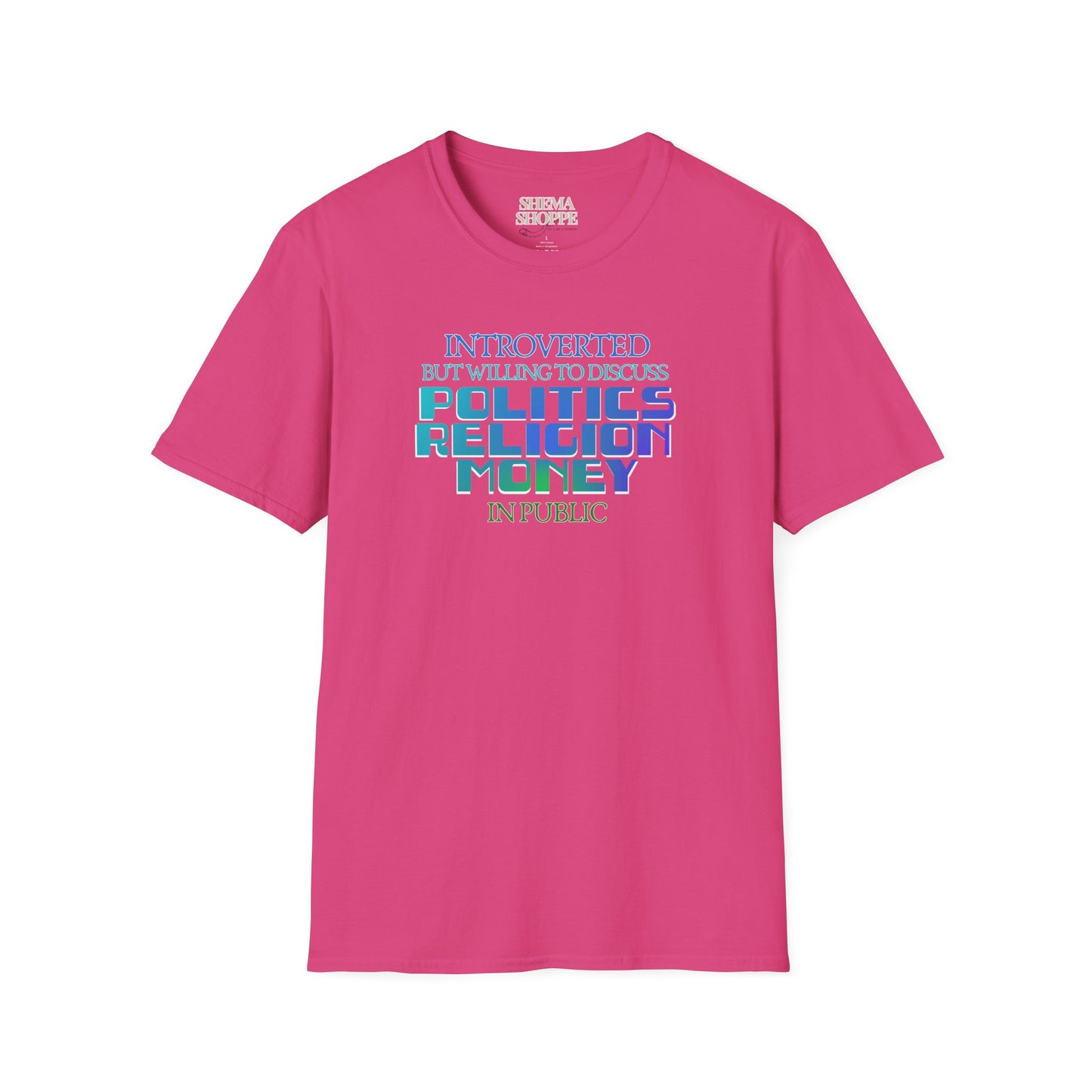 Introverted Politics Religion Money T-Shirt