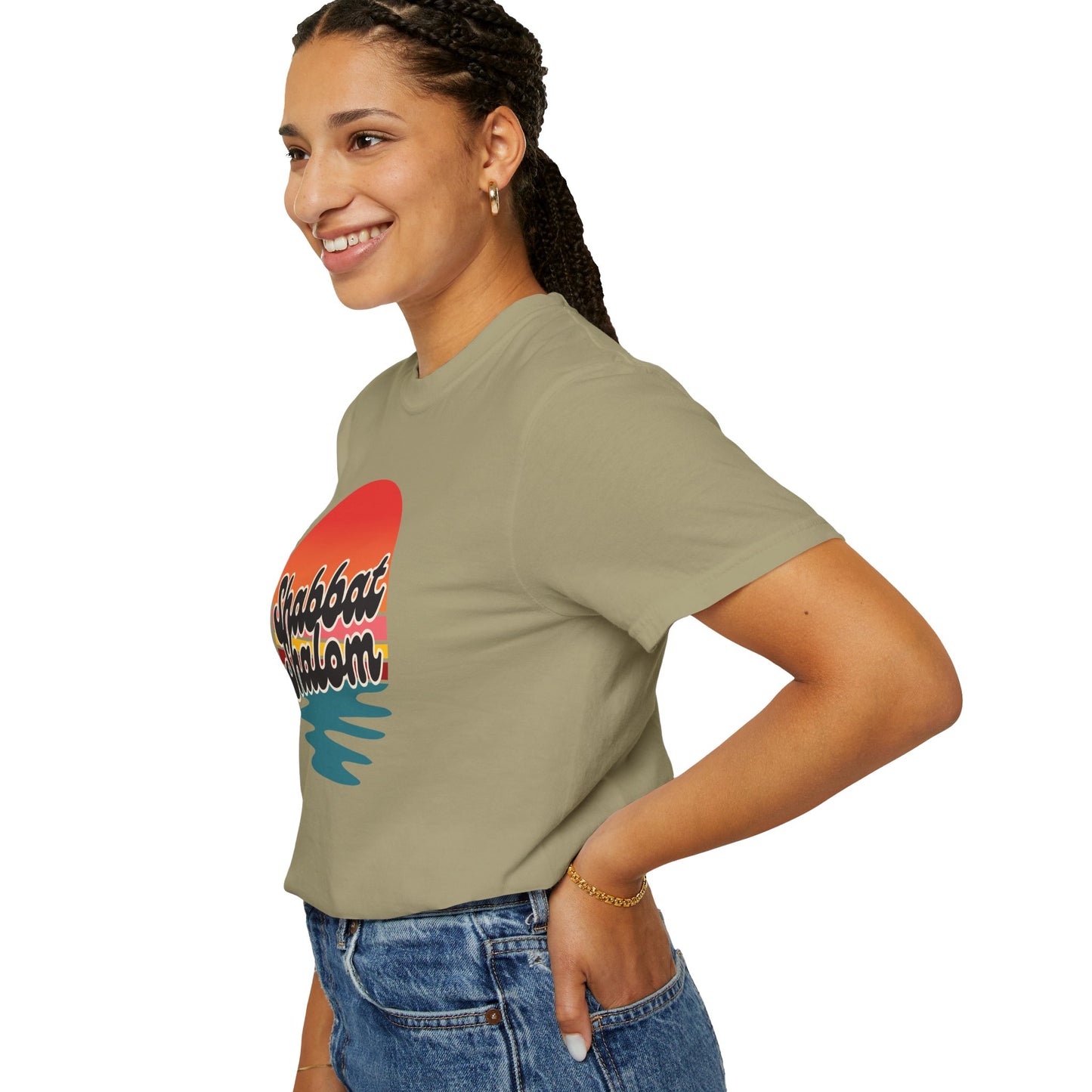 Sunset Shabbat Shalom T-shirt