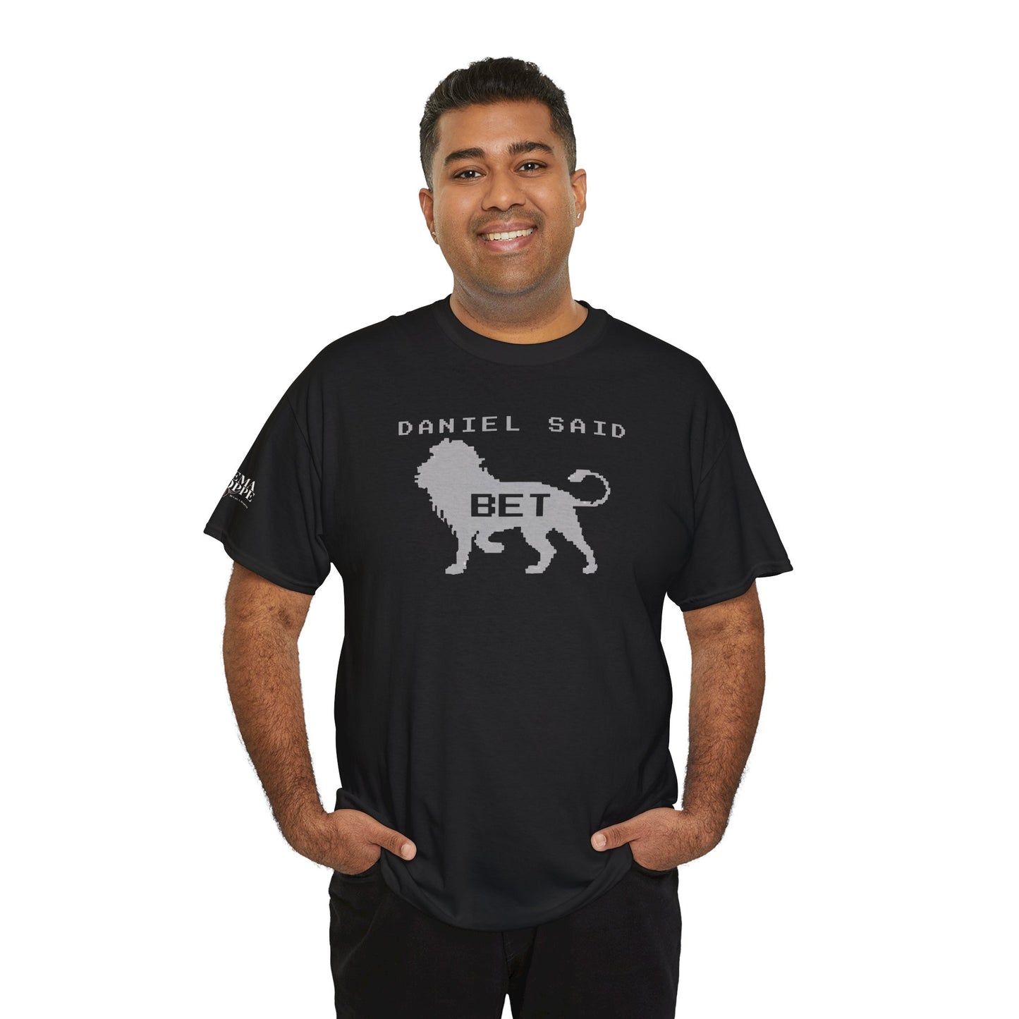 'Daniel Said Bet' Graphic Lion Tee Hebrew Hahas
