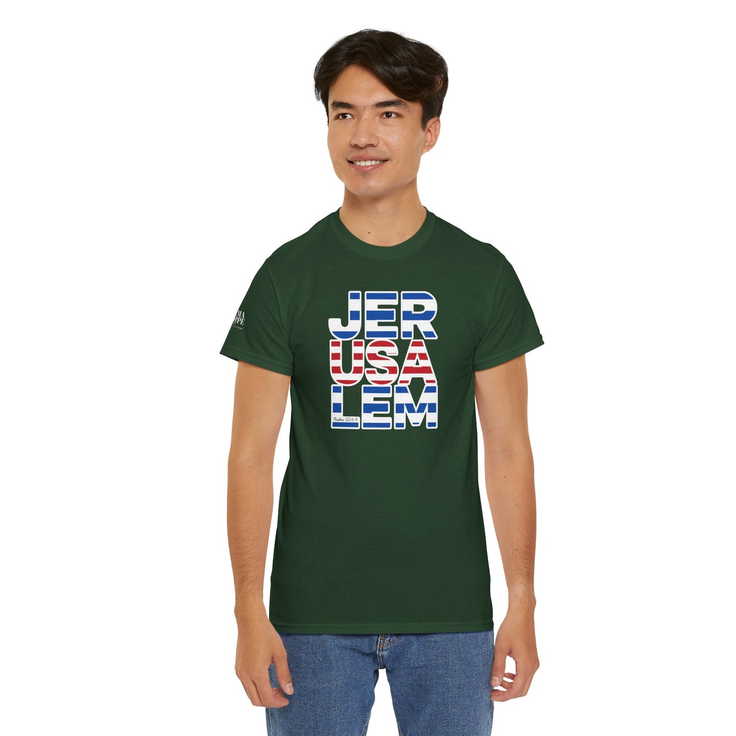 JerUSAlem Psalms 122:6-9 Unisex Tee Patriotic T-Shirt Solidarity