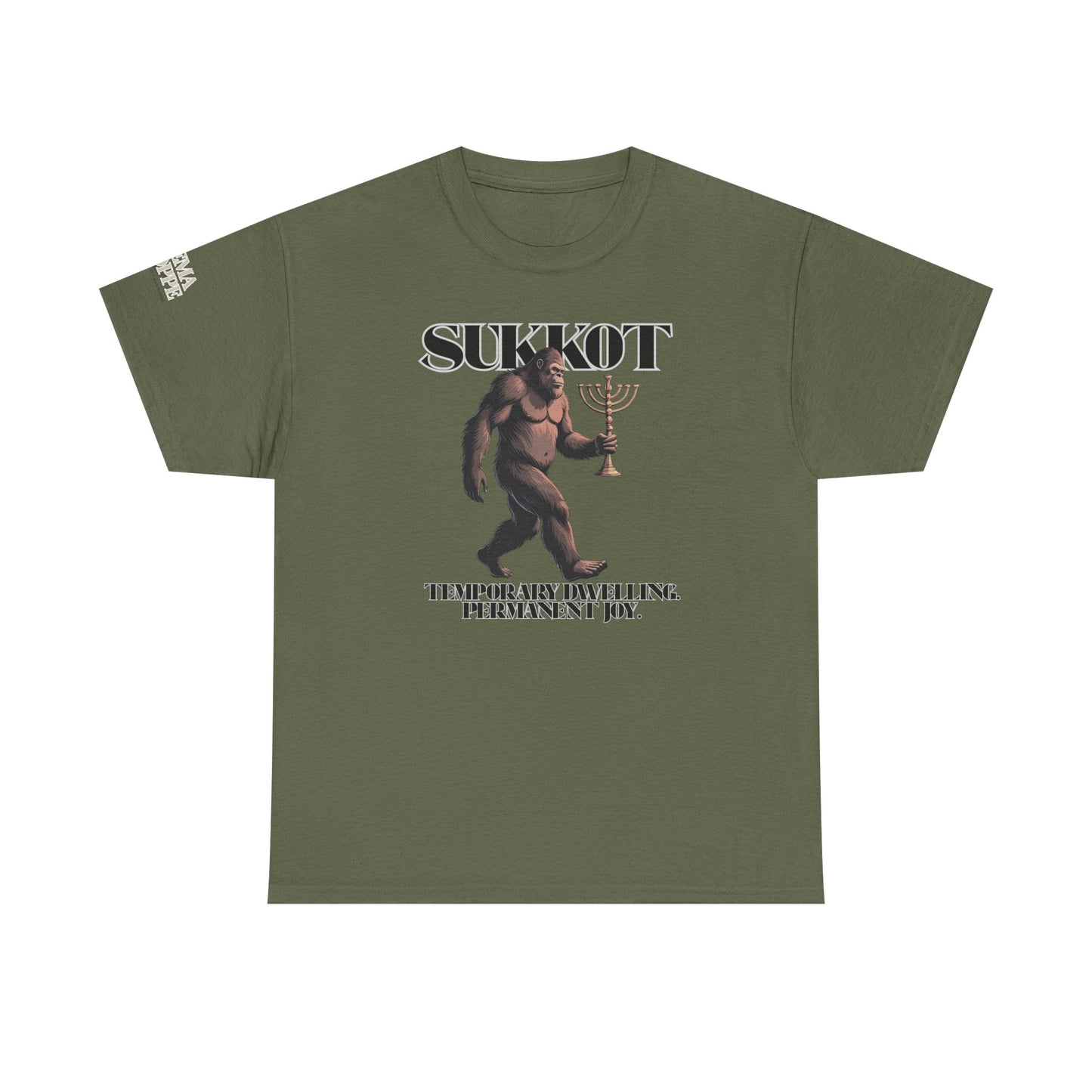 Sukkot Bigfoot Menorah Legendary Joy Shirt