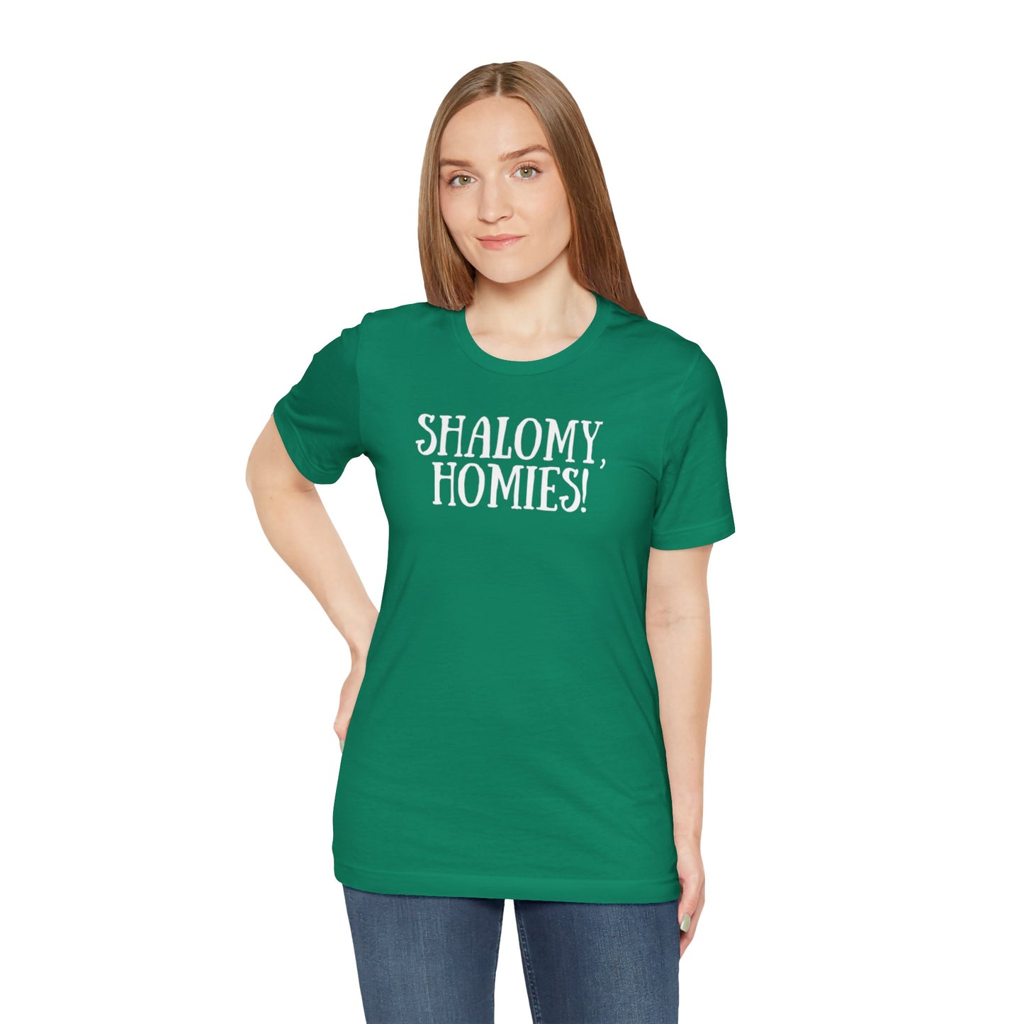 Shalomy Homies Tee - Funny Torah Obervant Greeting T-Shirt (Canada)