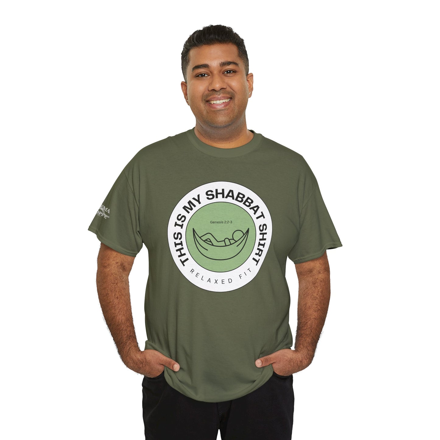 This Is My Shabbat Shirt — Chilling Out Is a Commandment Hammock Sabbath Cotton Tee