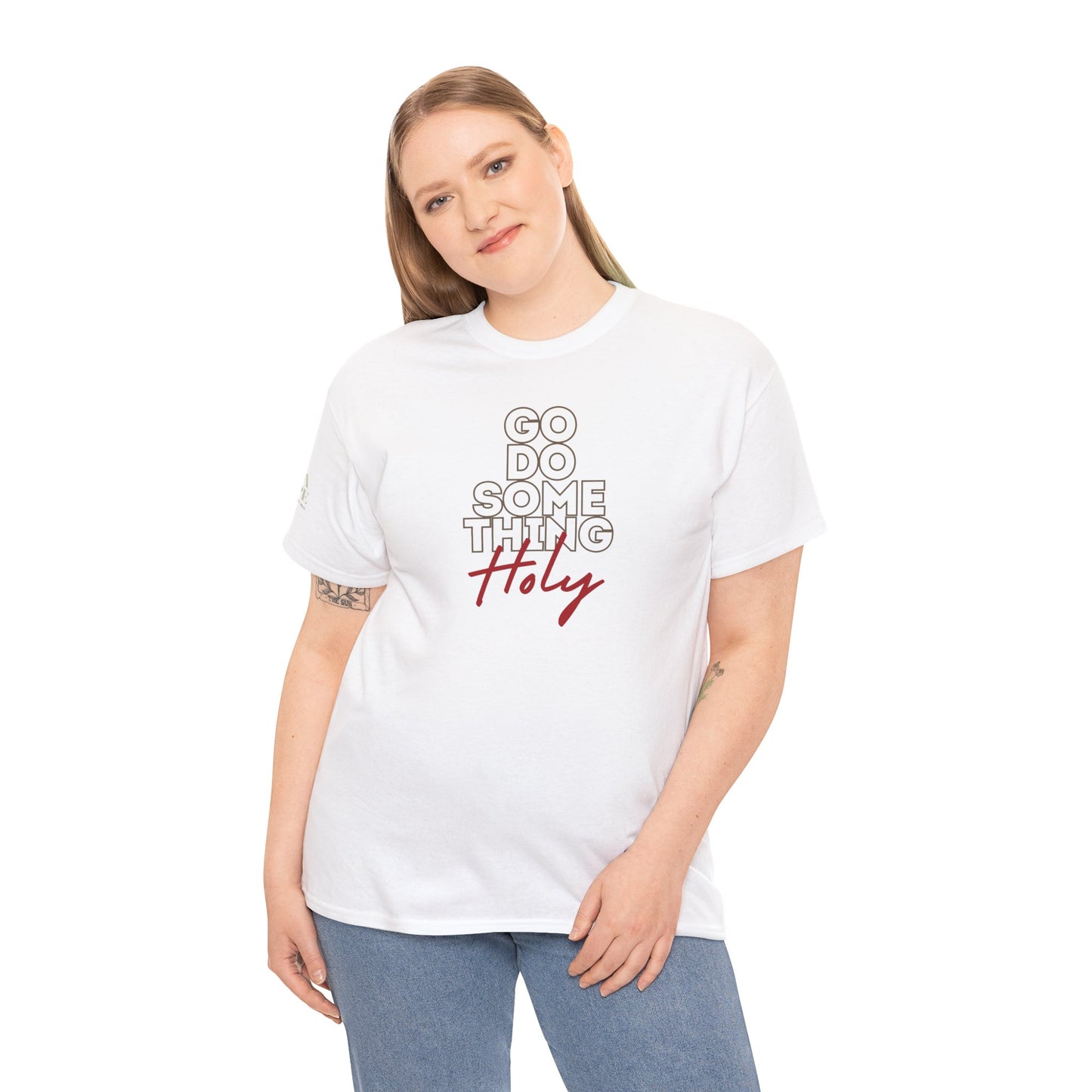 Do Something Holy Unisex Heavy Cotton Tee