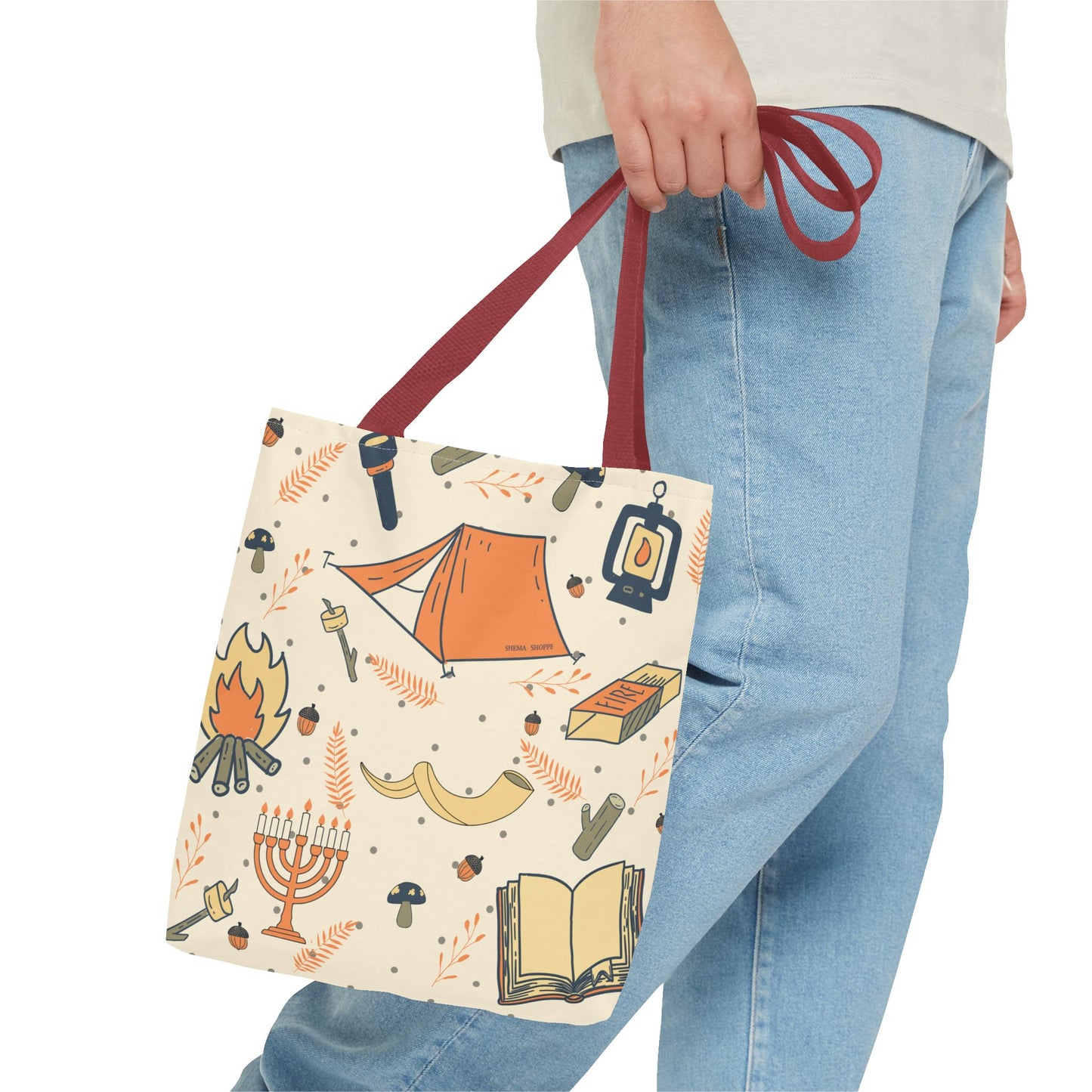 Sukkot Tents Tote Bag (AOP)