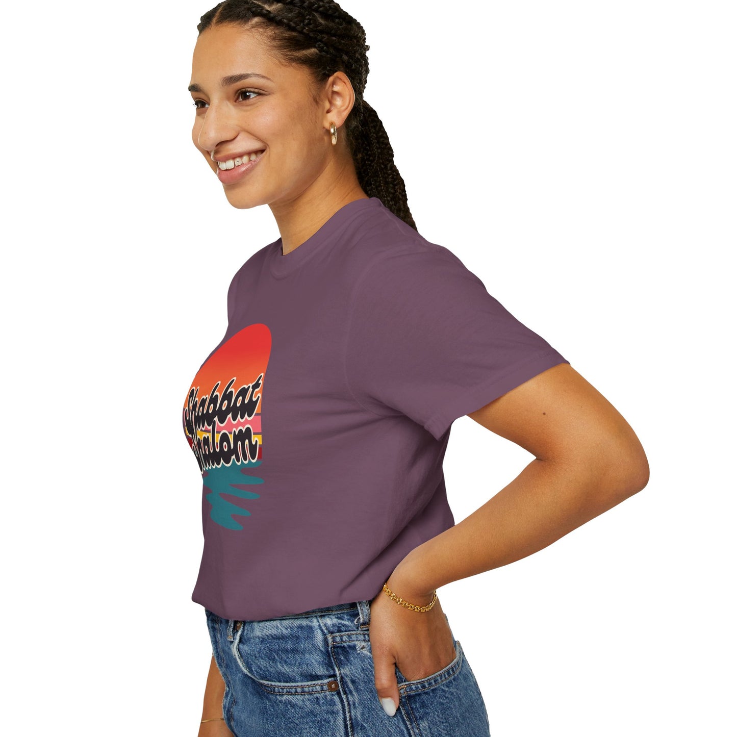 Sunset Shabbat Shalom T-shirt