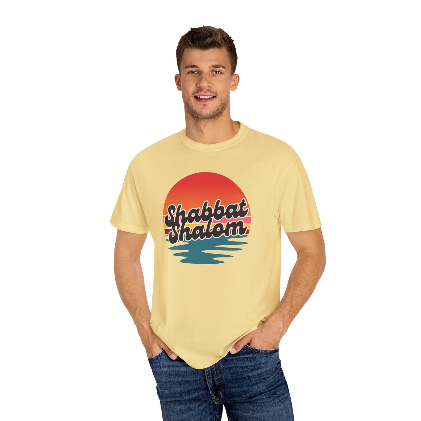 Sunset Shabbat Shalom T-shirt