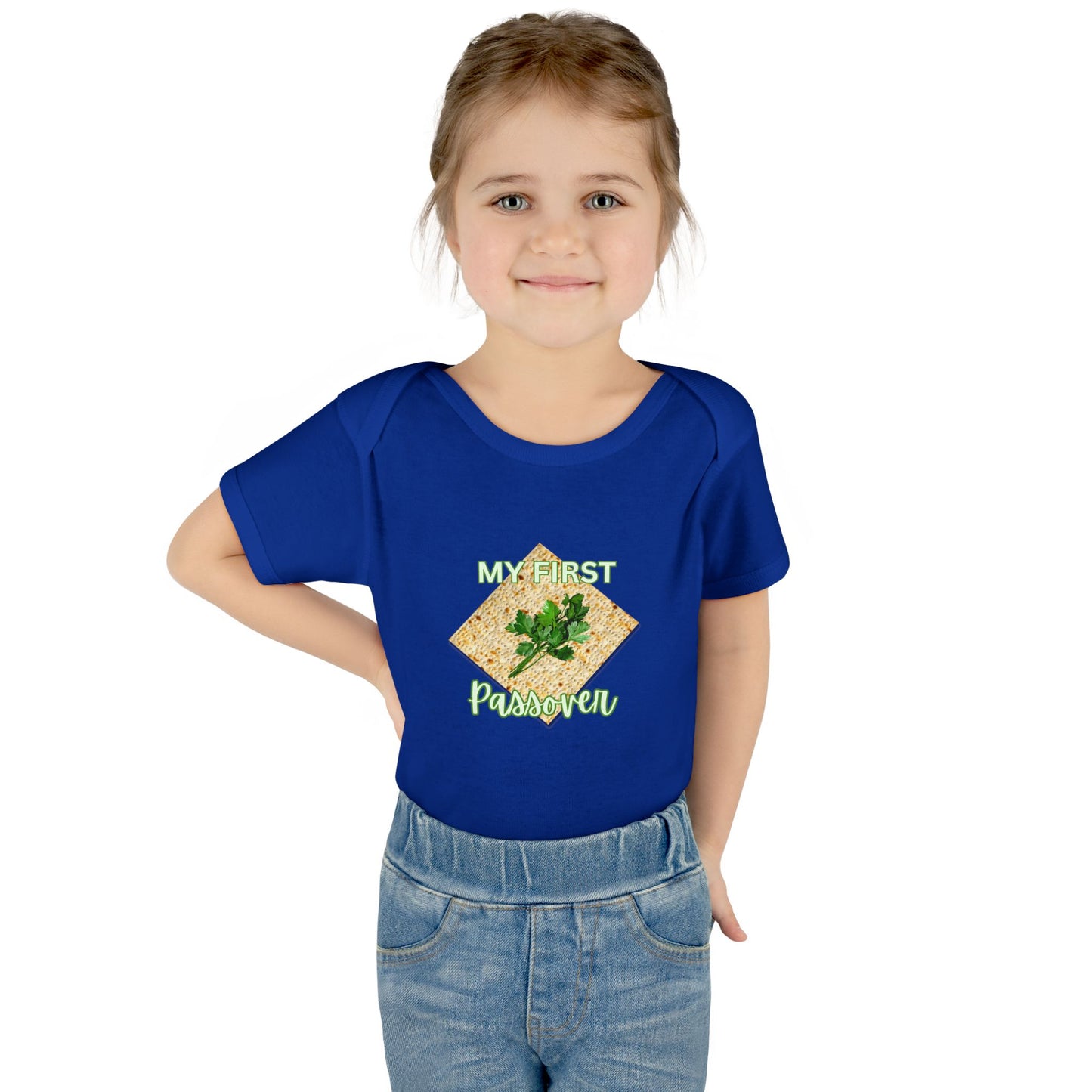 Baby Bodysuit - "My First Passover" Infant Onesie (Cute Unleavened Bread Lover Gift)