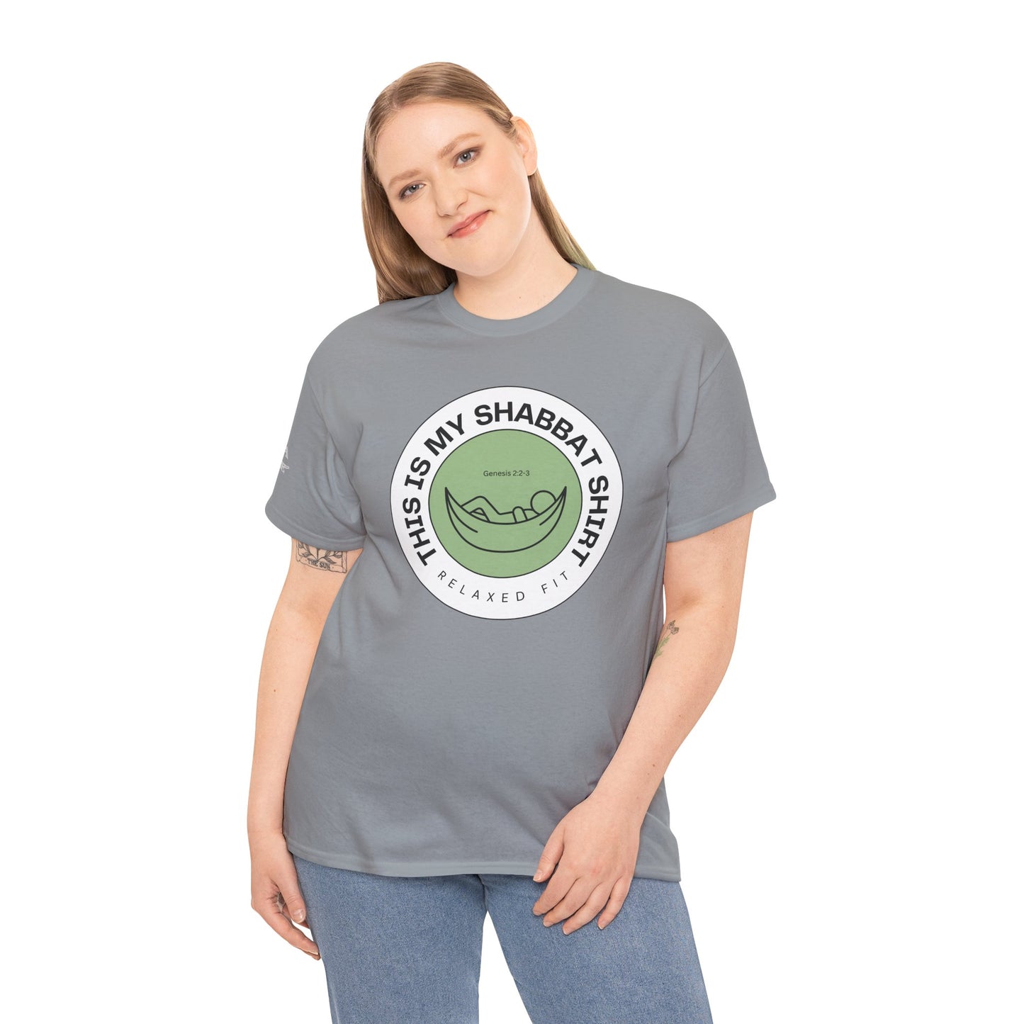 This Is My Shabbat Shirt — Chilling Out Is a Commandment Hammock Sabbath Cotton Tee