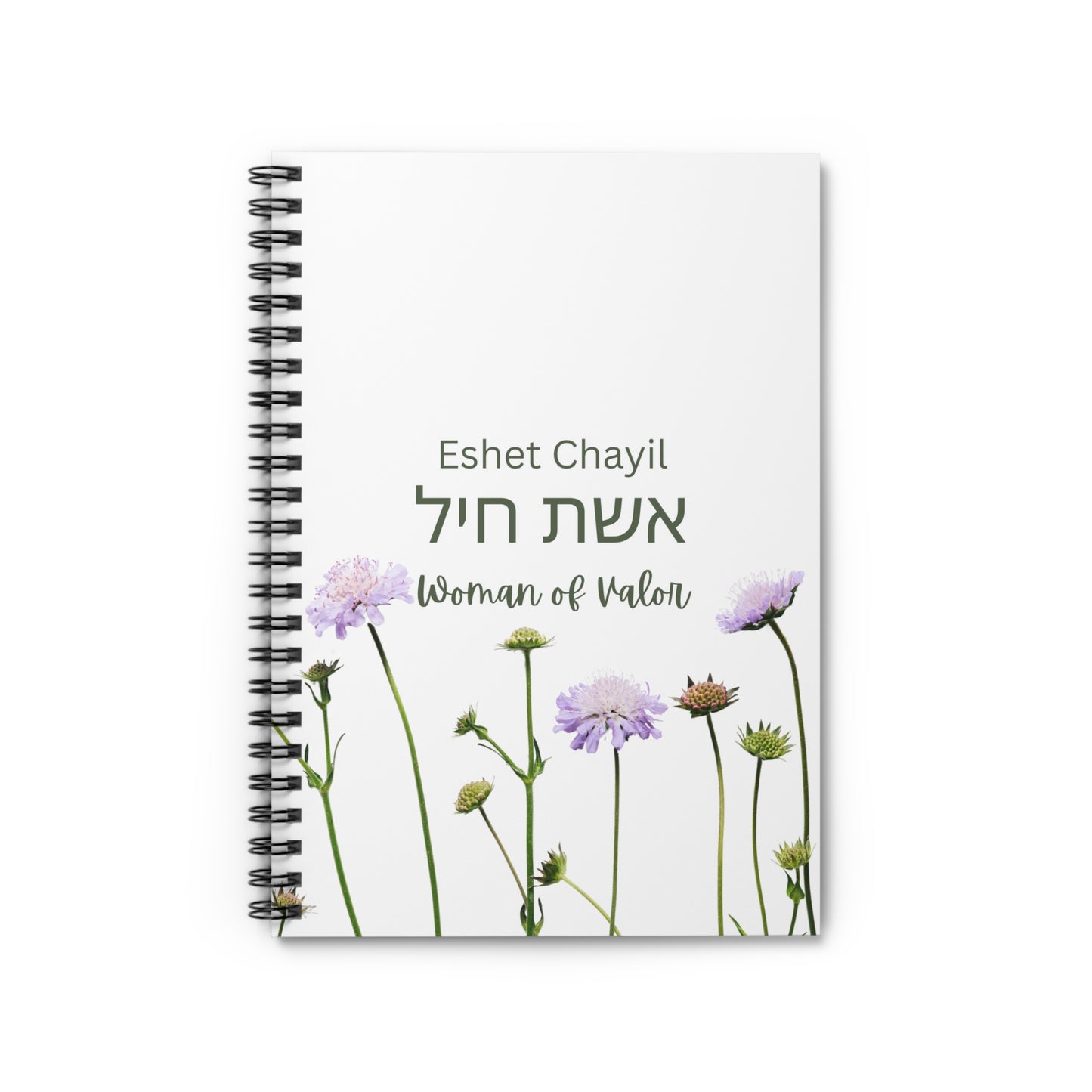 Woman of Valor Spiral Notebook - Ruled Line