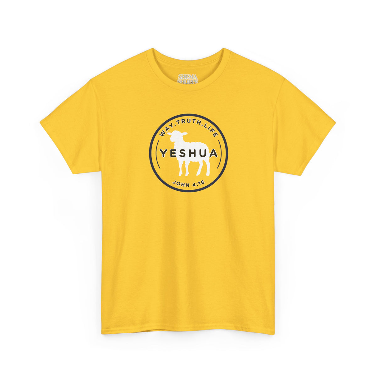 Yeshua 'Way, Truth, Life' Heavy Cotton Graphic Tee