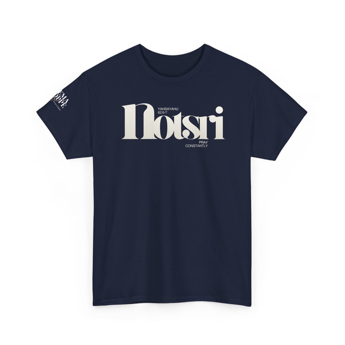 Notsri Minimalist Logo Tee Watchman Shirt