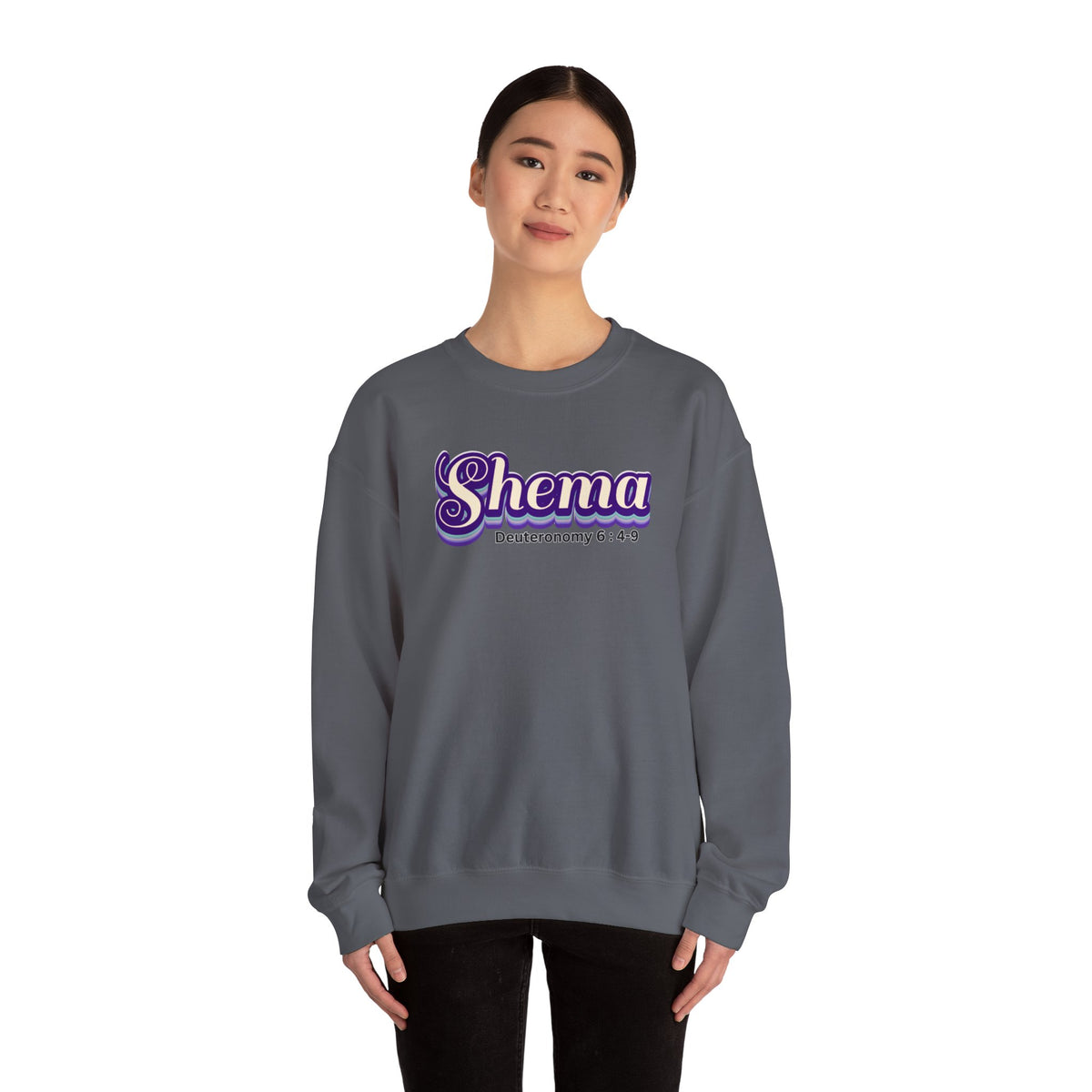 Retro Shema Unisex Heavy Blend™ Crewneck Sweatshirt