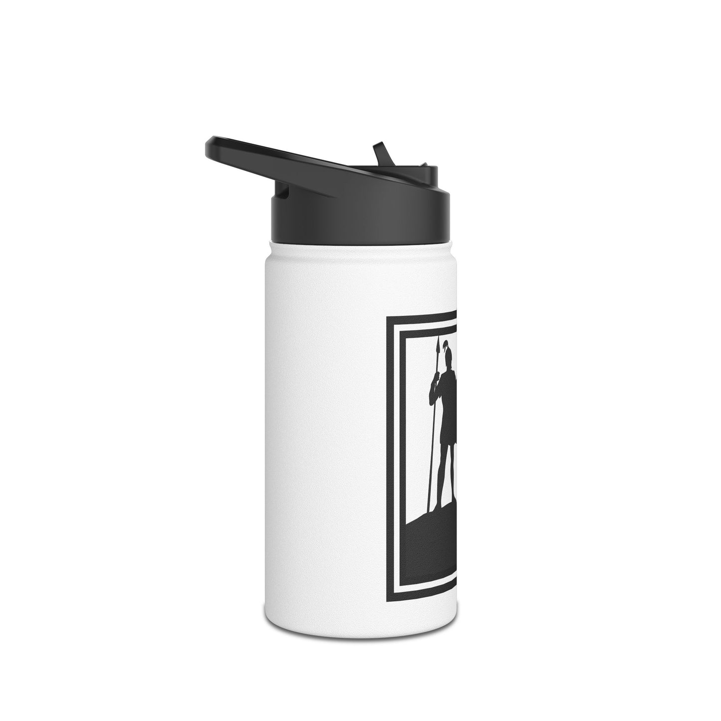 Slay All Day Motivational Stainless Steel Water Bottle - "Slay All Day!" - Fitness, Gym, Outdoor, Hydration, Travel, Bible David and Goliath