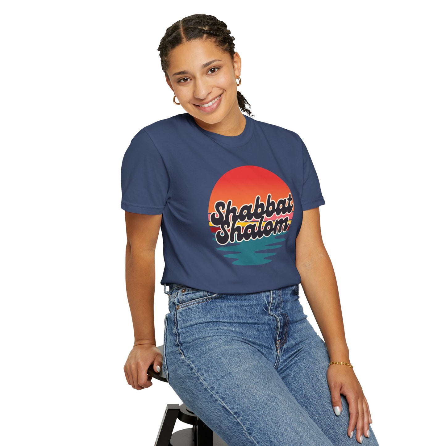 Sunset Shabbat Shalom T-shirt