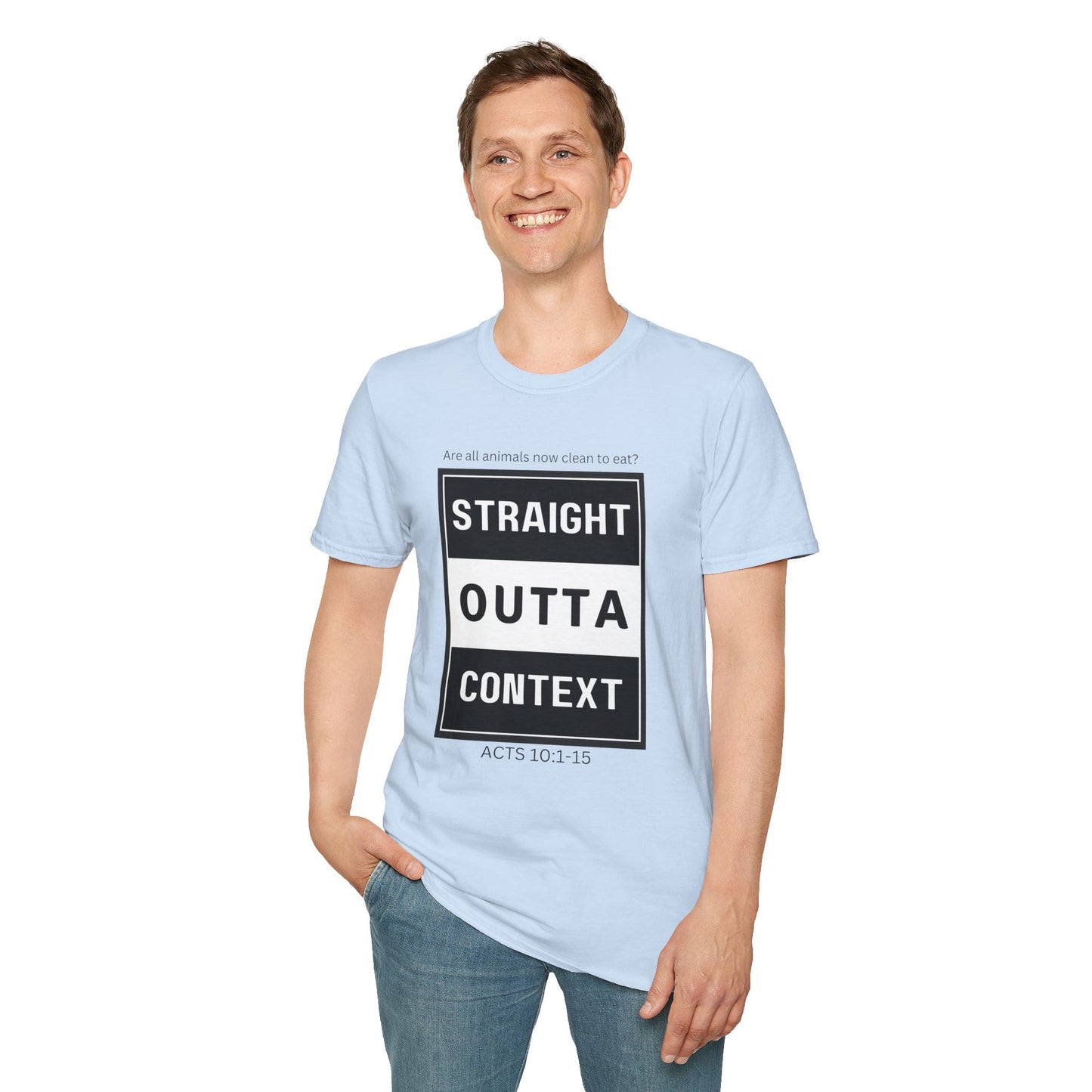 Straight Outta Context Unisex Softstyle T-Shirt